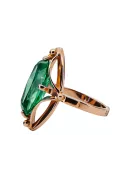 Ring Emerald Original Vintage 14K Rose Gold Vintage vrc047r